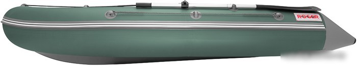 Моторно-гребная лодка Roger Boat Hunter Keel 3000 (малокилевая, зеленый/серый)