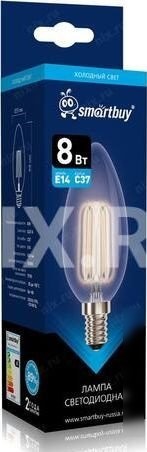 Светодиодная лампочка SmartBuy SBL-C37F-8-65K-E14