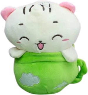 Классическая игрушка ILikeGift Kitty pot 107-60-01 (green)