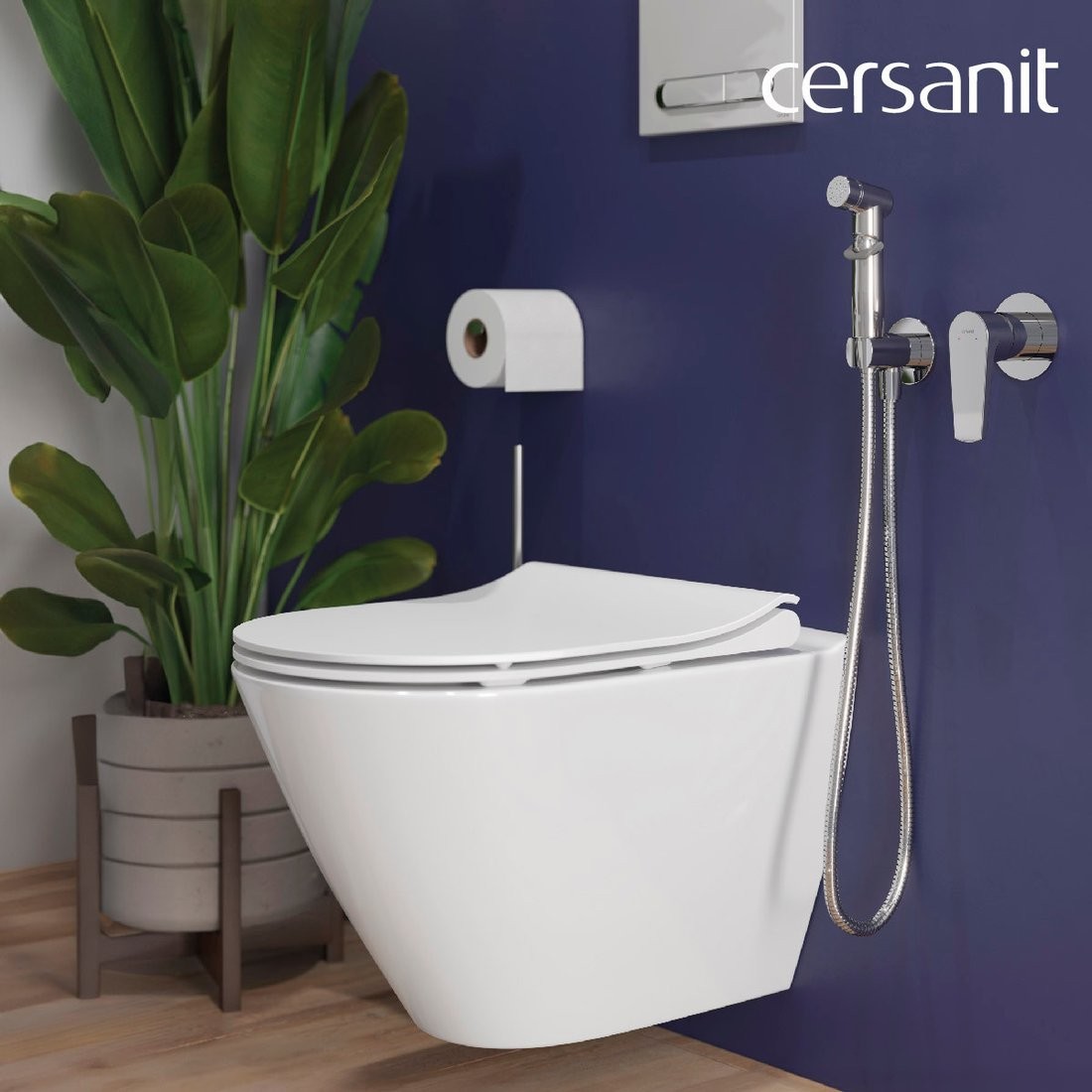 Унитаз подвесной Cersanit City Smart DPL EO Slim + Aqua 40 Smart M LP 69323