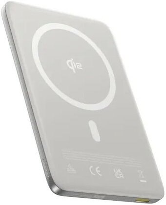 Внешний аккумулятор Baseus PicoGo AM41 Ultra-Slim Qi2 Magnetic Power Bank 10000mAh (титановый)