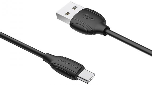 Кабель Borofone BX19 Type-C 1 м (черный)