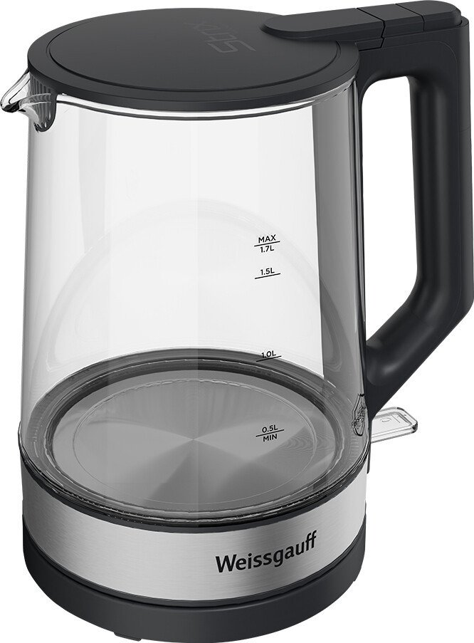 Электрический чайник Weissgauff WK 1700 EcoGlass Graphite