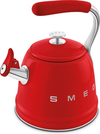 Чайник со свистком Smeg WKF01RD
