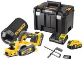Рубанок DeWalt DCP580P2 (с 2-мя АКБ, кейс)