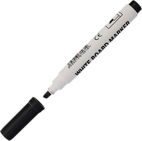 Маркер Centropen 8569/01-12 (черный)