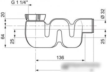 Сифон Wirquin Компакт SP3198