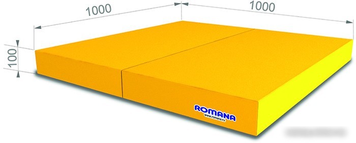 Cпортивный мат Romana 5.013.10 (серый)