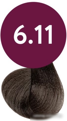 Масло для окрашивания Ollin Professional Megapolis Безаммиачное 6/11 (50мл, темно-русый интенсивно-пепельный)