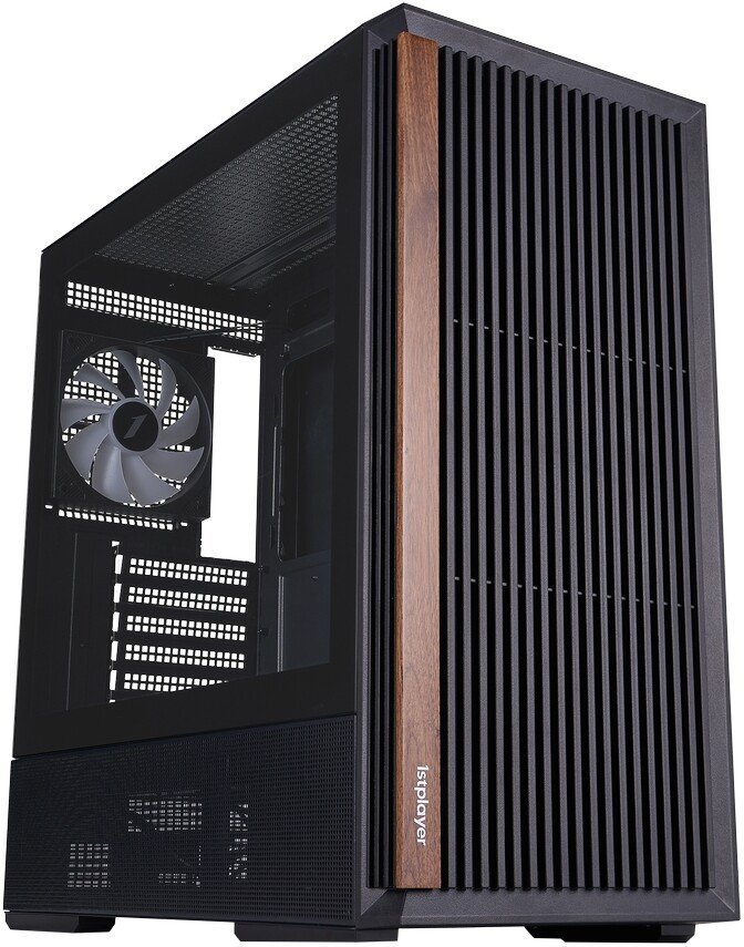 Корпус 1stPlayer WD7 ARGB WD7-BK-4FA7-2FA7R (черный)