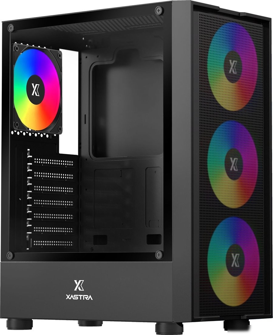 Корпус XASTRA A301 4FRGB (черный)