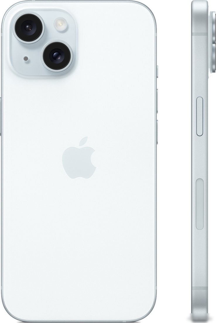 Телефон Apple iPhone 15 Dual SIM 128GB (голубой)