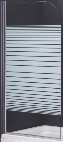 Стеклянная шторка для ванны Saniteco SN-21-Line 140x80