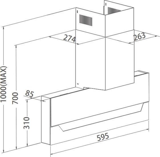Кухонная вытяжка Haier HVX-W682CBX
