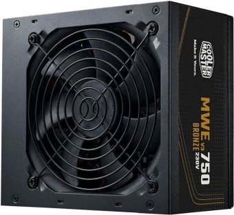 Блок питания Cooler Master MWE Bronze 750 V3 230V MPE-7501-ACABW-3BEU