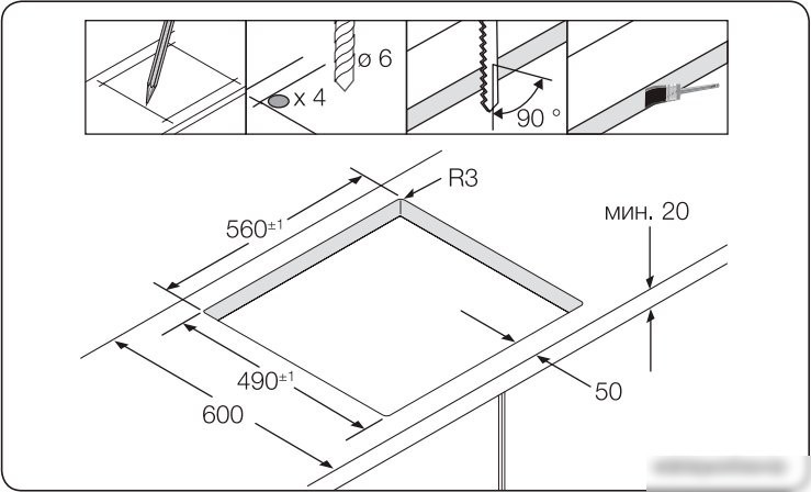 Варочная панель Samsung NZ64T3536DK