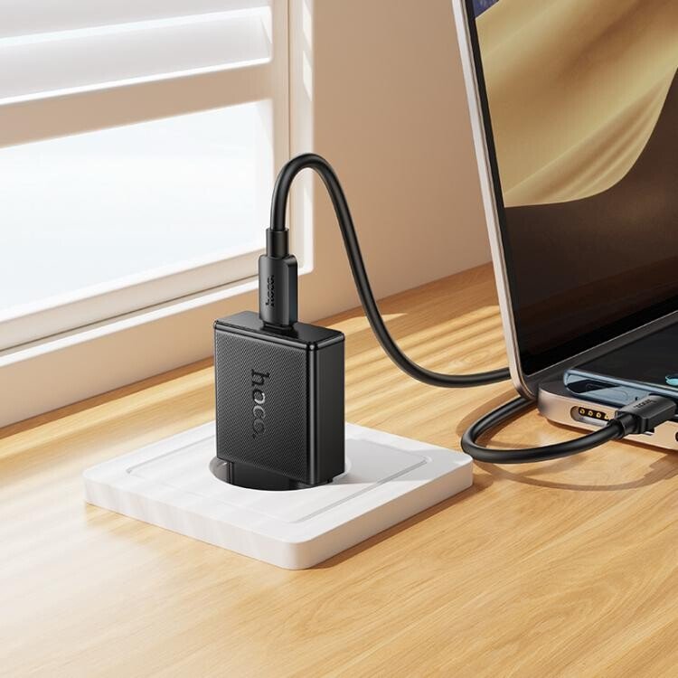 Сетевое зарядное Hoco N74 USB Type-C (черный)