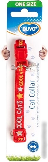 Ошейник Duvo Plus Cool Сats 11168/red (красный)