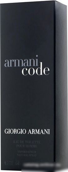 Туалетная вода Giorgio Armani Code Pour Homme EdT (75 мл)