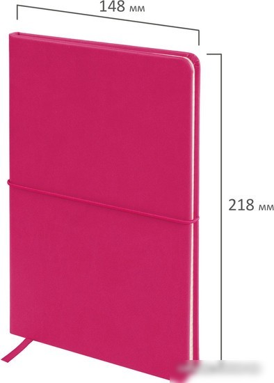Ежедневник BRAUBERG Metropolis X 111034 (малиновый)