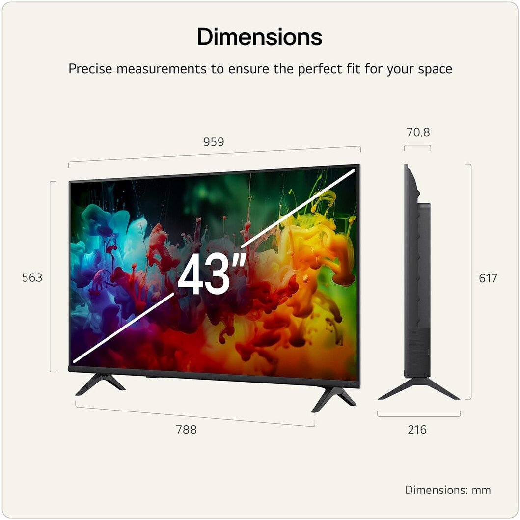MiniLED телевизор LG QNED AI QNED72 43QNED72B6B