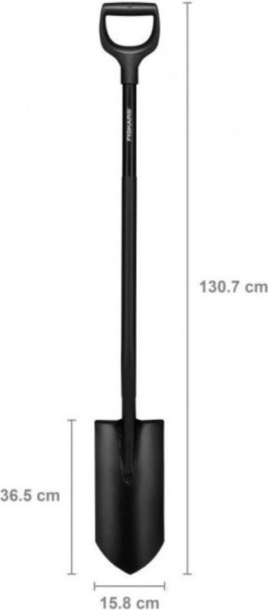 Лопата штыковая остроконечная Fiskars Ergonomic Pro 1066709