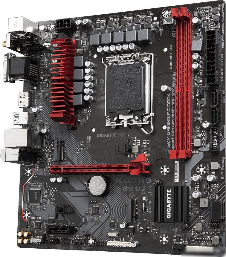 Материнская плата Gigabyte B760M Gaming AC DDR4 (rev. 1.x)
