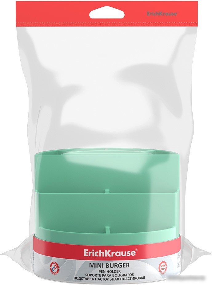 Подставка настольная Erich Krause Mini Burger Powder 55776 (оливковый)