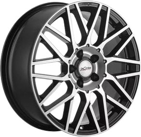 Литые диски X'trike X-133 18x7.5" 5x114.3мм DIA 66.1мм ET 45мм BK/FP