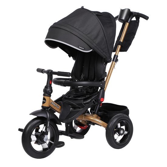 Детский велосипед Moby Kids Leader 360° 12x10 AIR (черный)