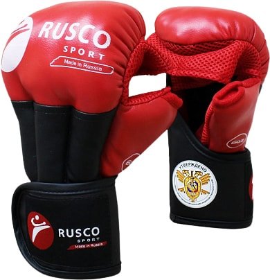 Перчатки для единоборств Rusco Sport Pro 6 Oz (красный)
