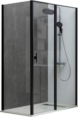 Душевой уголок Allen Brau Priority 140x100 304243 (черный браш)