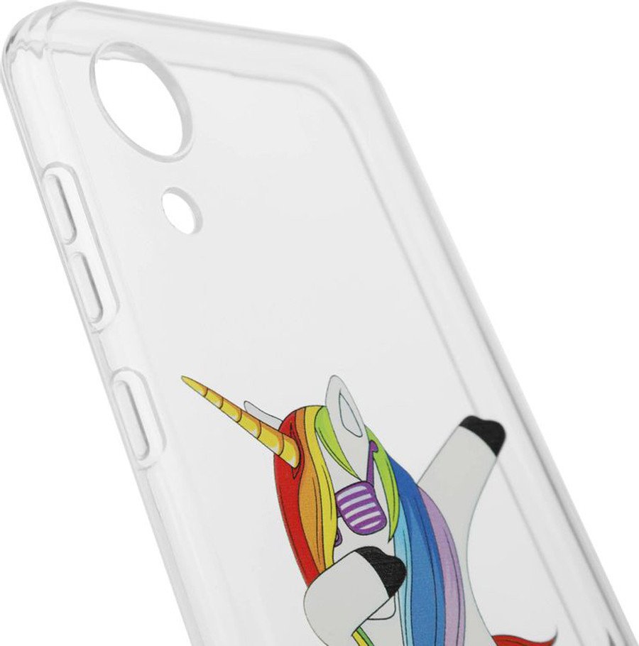 Чехол для телефона BoraSCO ArtWorks для Samsung Galaxy A03 Core 51372 (прозрачный/рисунок)