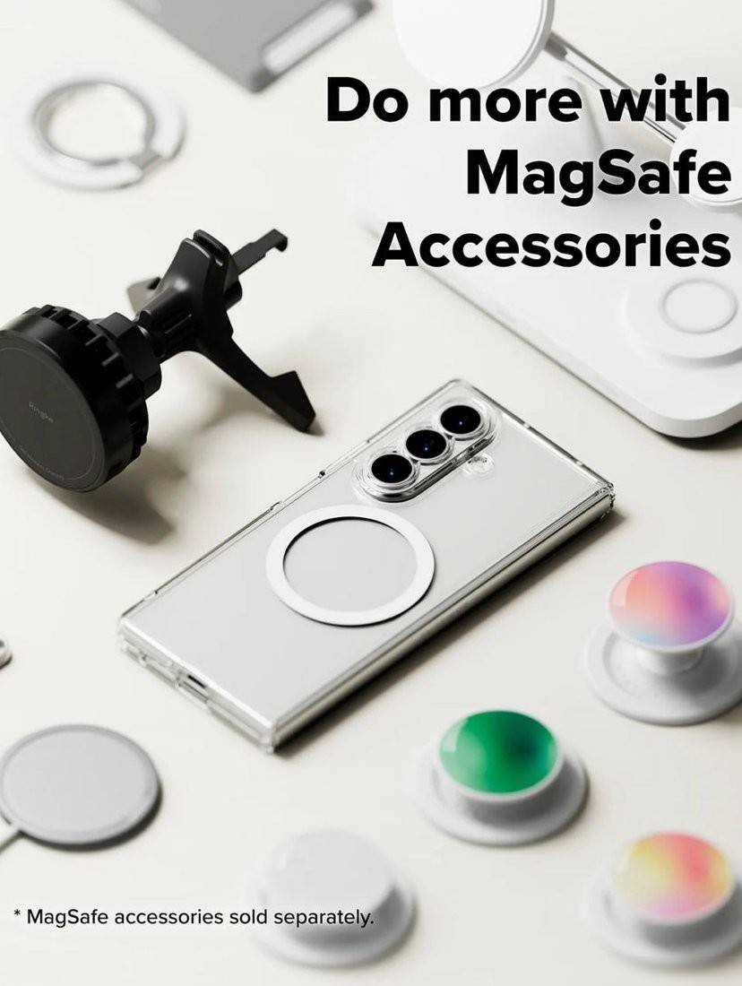 Чехол для телефона Ringke Fusion Magnetic для Galaxy Z Fold 7 Clear