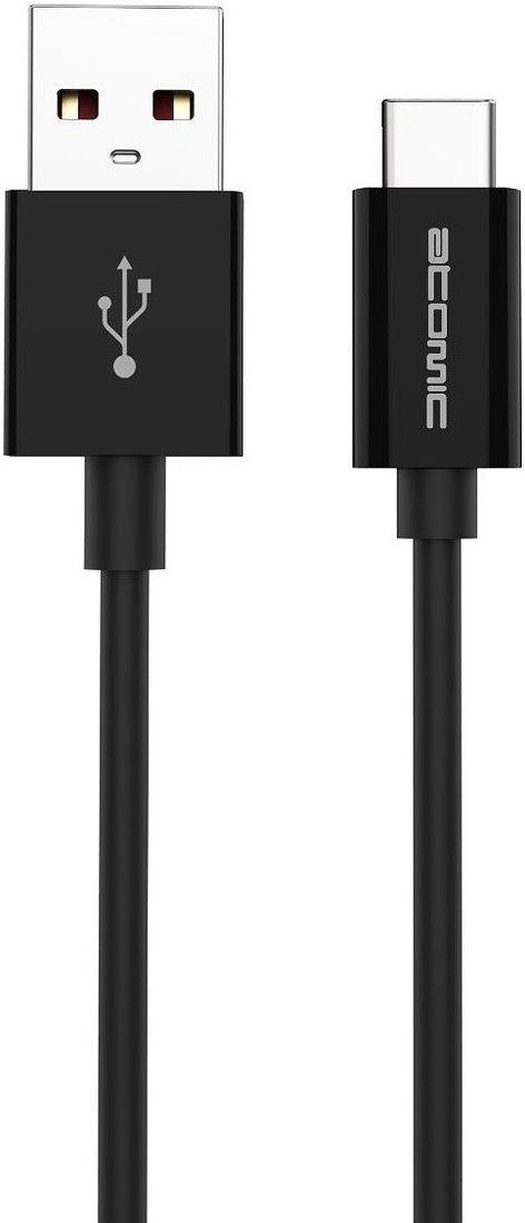 Кабель Atomic 30.258 Ene Connect USB Type-A - USB Type-C (1 м, черный)