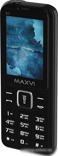 Кнопочный телефон Maxvi K21 (черный)