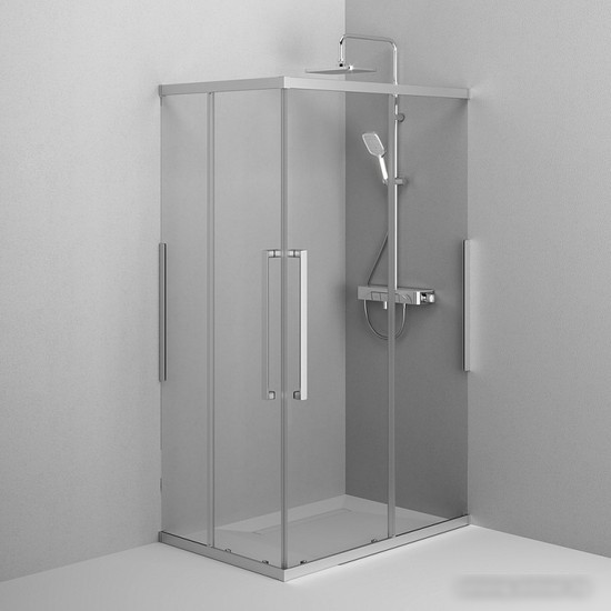 Душевой уголок AM.PM Func Square Slide 120x80 W84G-403-12080-MТ