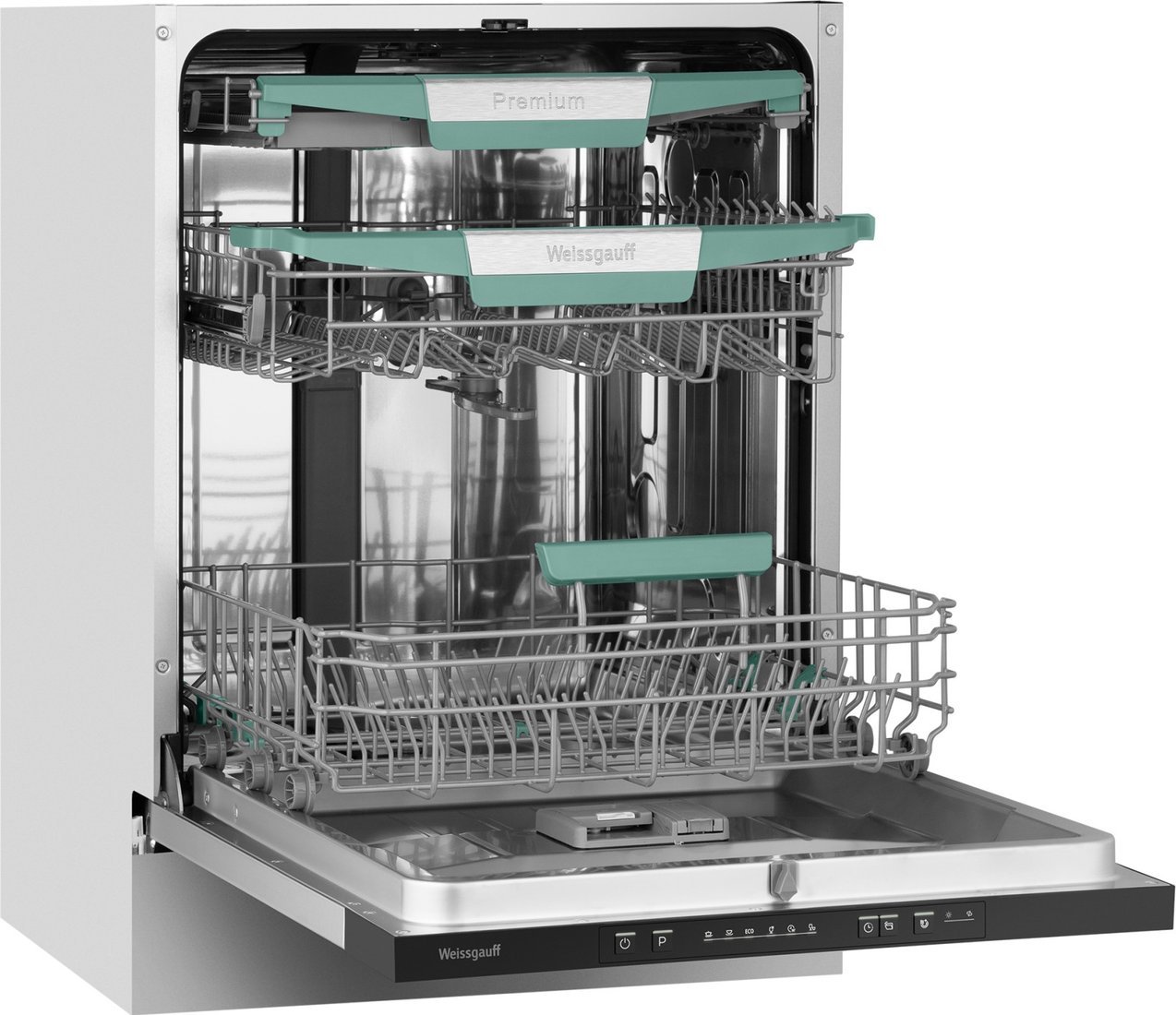 Встраиваемая посудомоечная машина Weissgauff BDW 6136 D Inverter AutoOpen Infolight