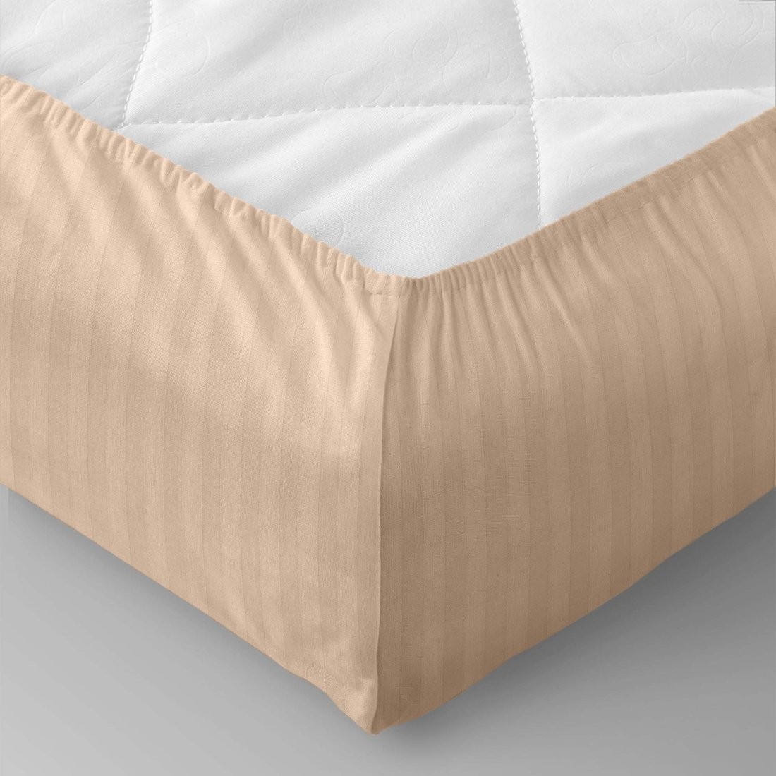 Постельное белье Verossa Stripe на резинке 140x200x20 754958 (Bronze)