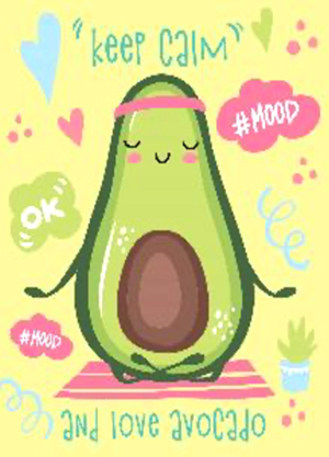 Блокнот Malamalama Avocado Mood Блокнот позитивного настроения 4627131689438