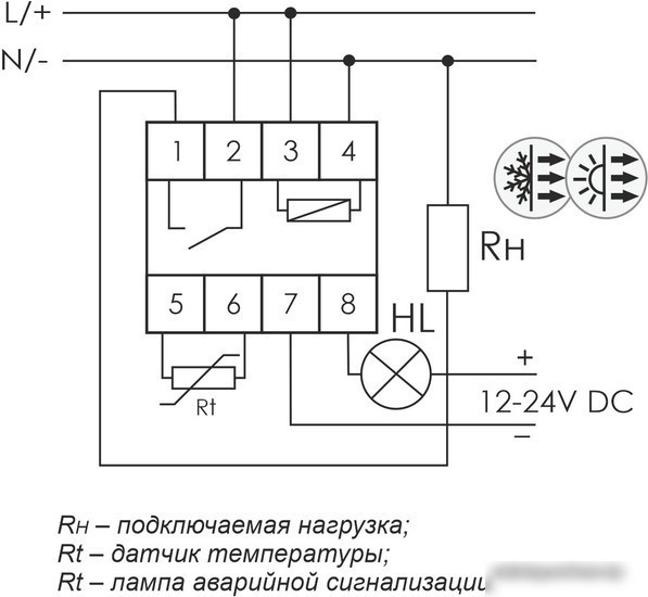 Реле температуры Евроавтоматика F&F RT-820M-RTC EA07.001.020