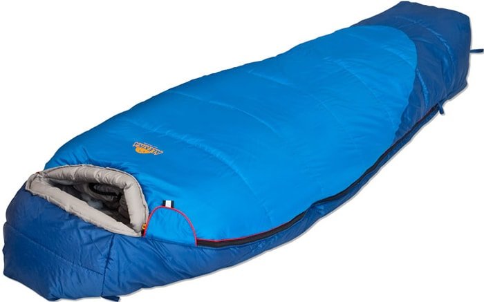 Спальный мешок AlexikA Mountain Compact (правая молния синий)