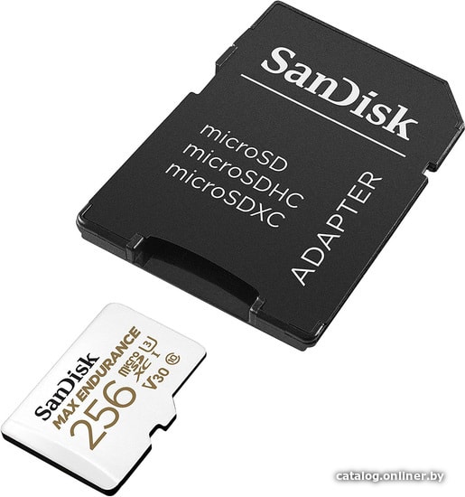 Карта памяти SanDisk microSDXC SDSQQVR-256G-GN6IA 256GB (с адаптером)