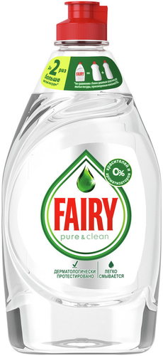 Средство для мытья посуды Fairy Pure & Clean 450 мл