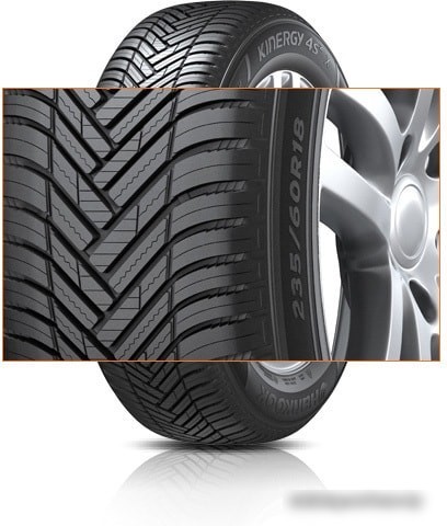 Всесезонные шины Hankook Kinergy 4S2 X H750A 235/60R16 104V
