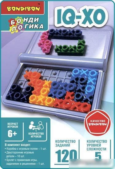 Настольная игра Bondibon БондиЛогика IQ-Xo ВВ5843