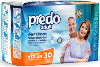 Подгузники для взрослых Predo abult M 85-125 см AD-133/medium (30 шт)