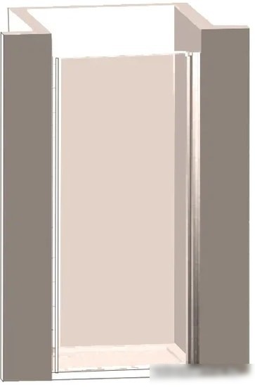 Душевая дверь Vincea Orta VPP-1O800CLB (черный/прозрачное)