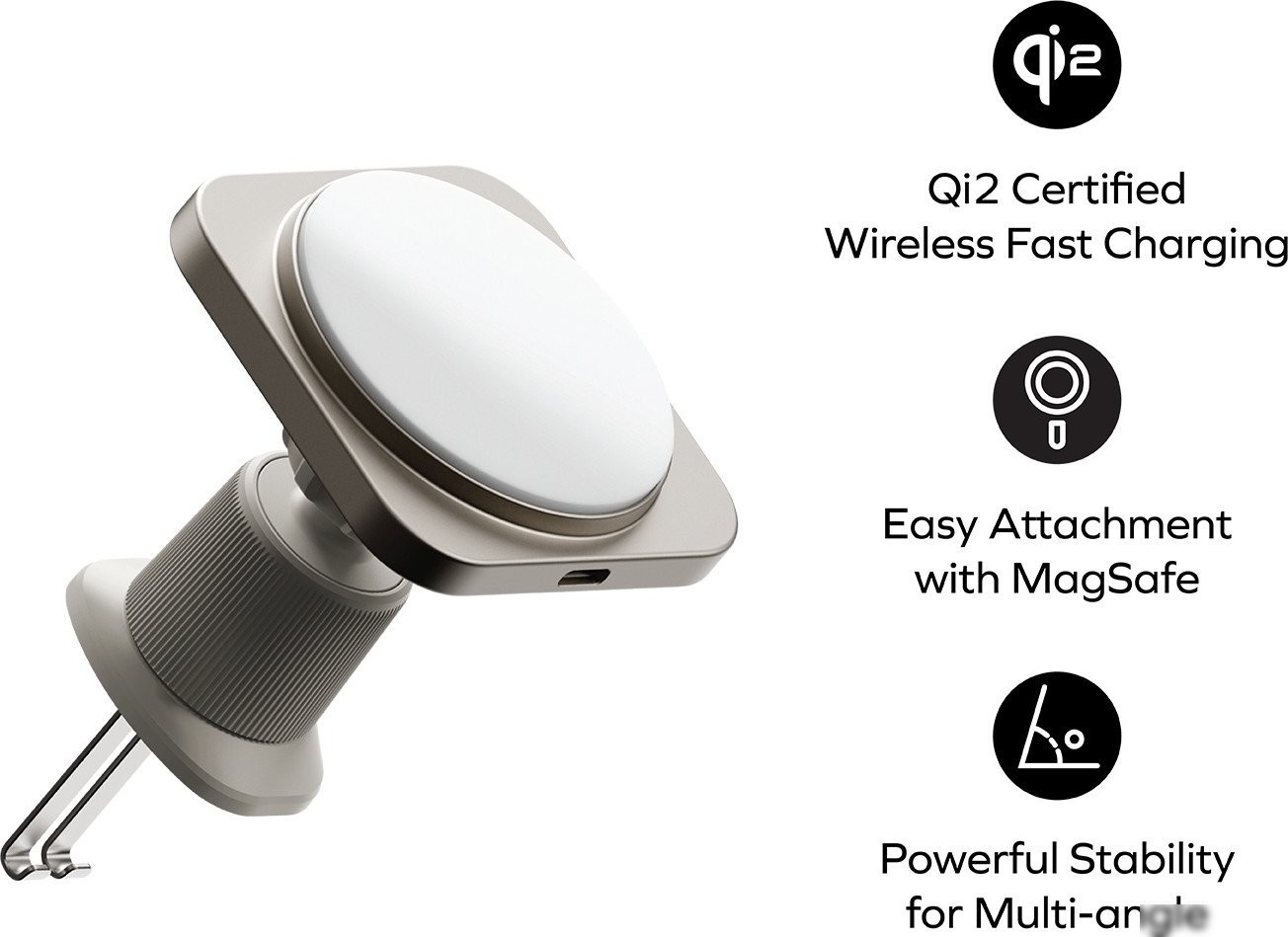 Держатель для смартфона Momax Q2.Mag CM32L (титан)