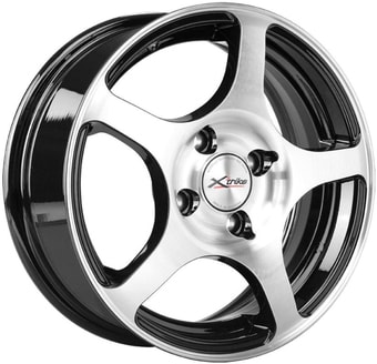 Литые диски X'trike X-103 14x5.5" 4x100мм DIA 67.1мм ET 45мм BK/FP
